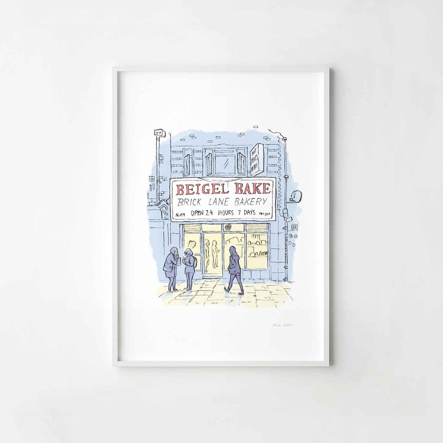Beigel Bake Brick Lane London Print