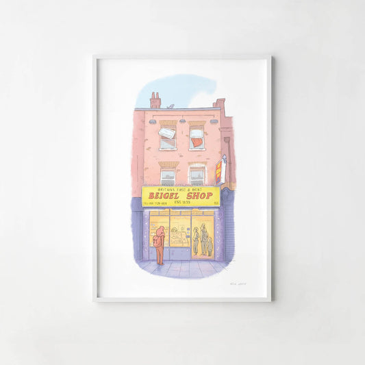 Beigel Shop Brick Lane London Print
