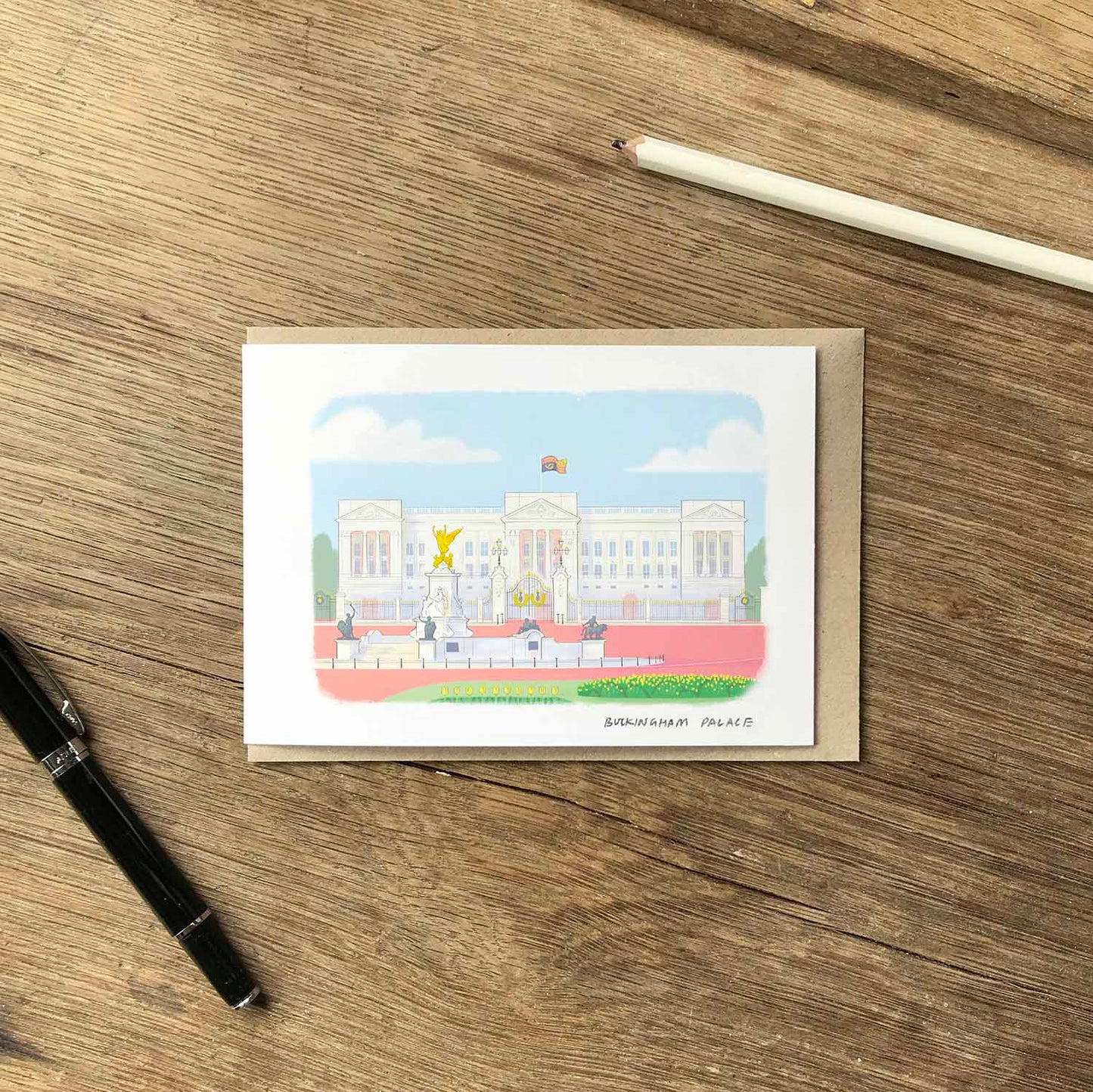 Buckingham Palace, London Greetings Card