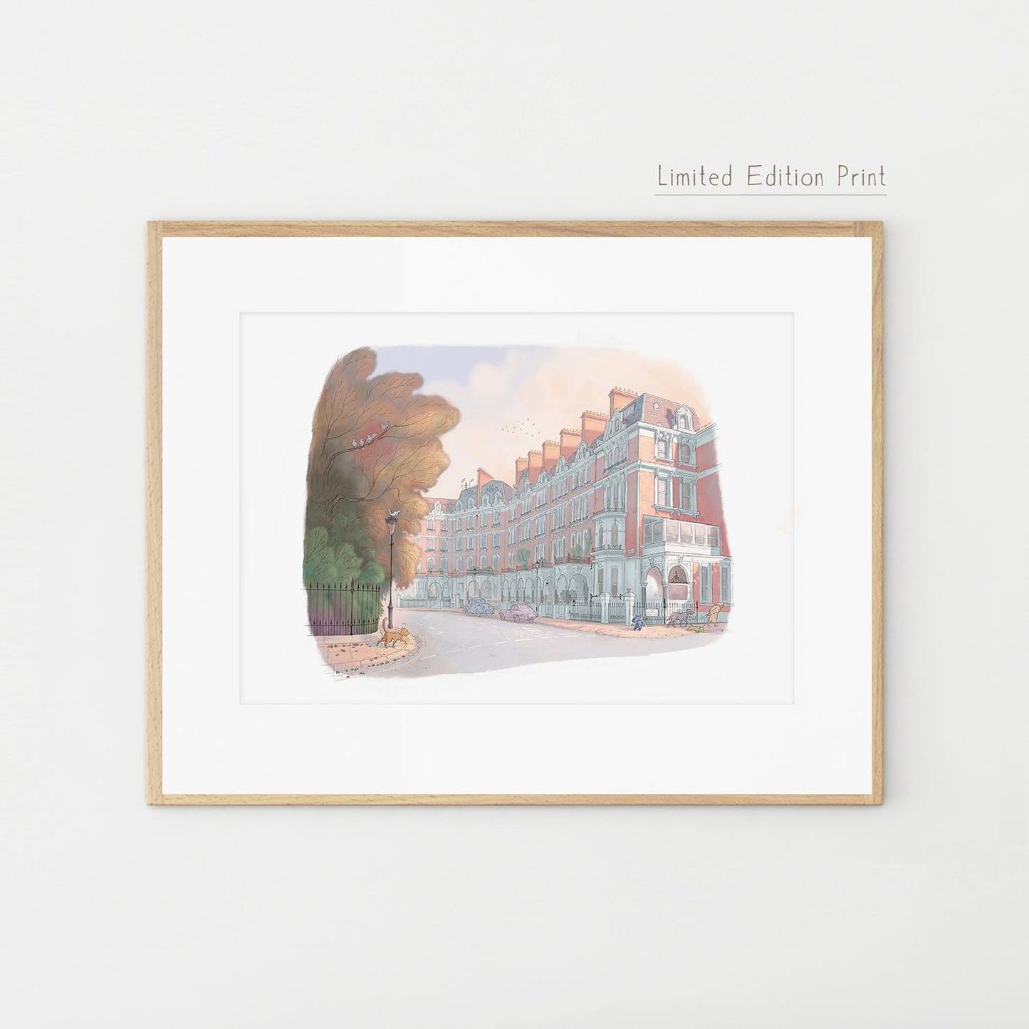Limited Edition 'Morning Patrol' London Print A3