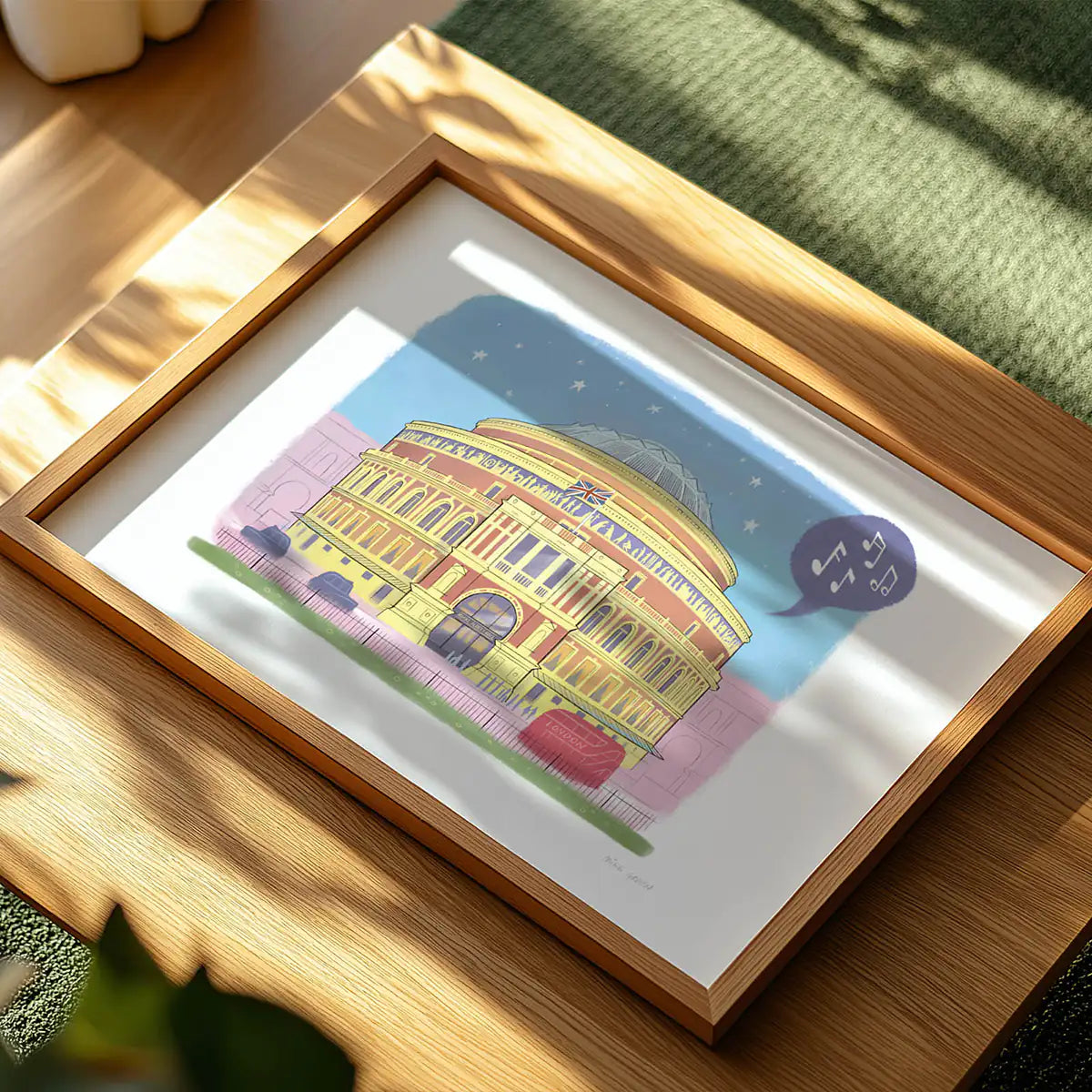 Royal Albert Hall London Landmark Art Print