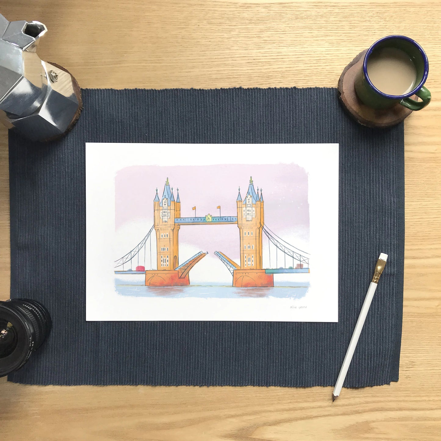 Tower Bridge London Landmark Art Print