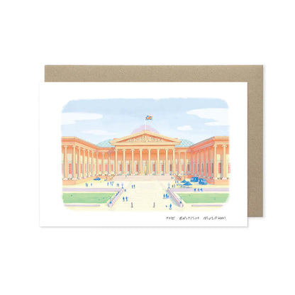 Greetings card of The British Museum in London