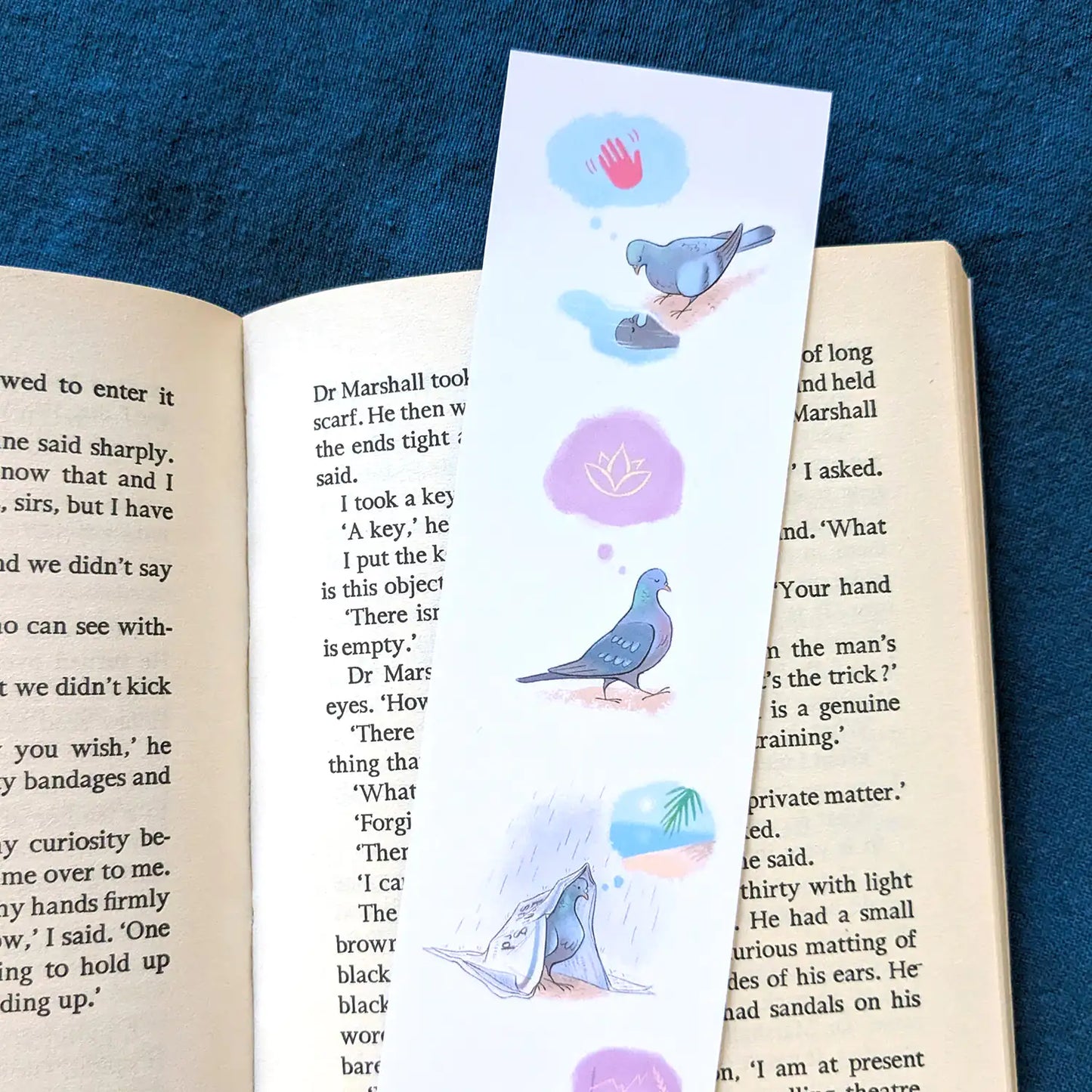 London City Doves Bookmark (Design 2)