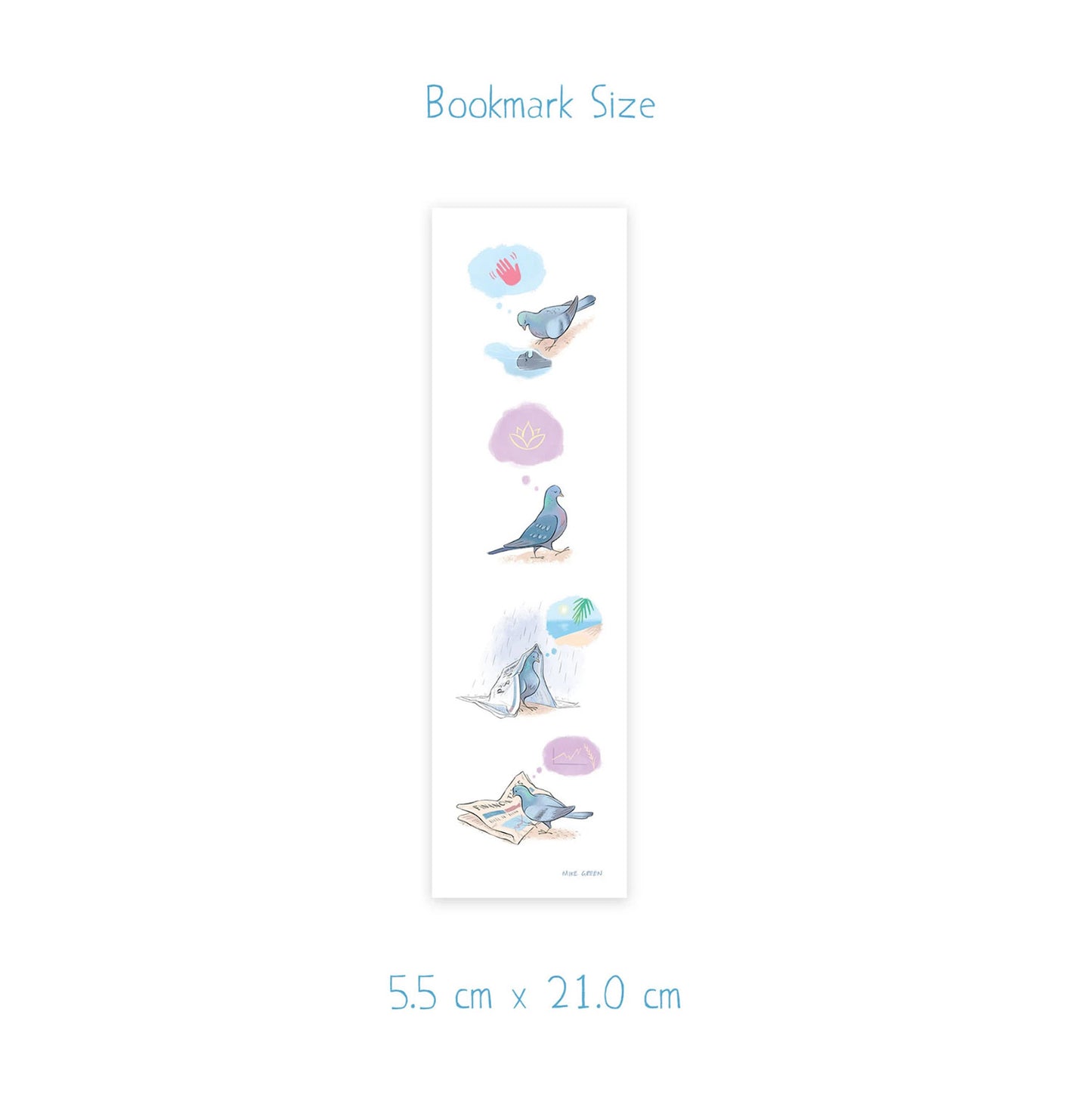 London City Doves Bookmark (Design 2)