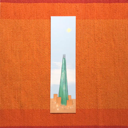 The Shard London bookmark by Mike Green Illustration