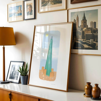 London's The Shard Landmark Art Print