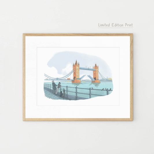 Limited Edition 'Family of Four' London Print