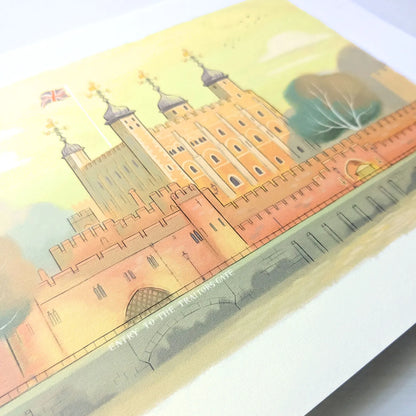 Tower of London Landmark Art Print